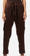 Cami Nyc Women's Carmen Silk Charmeuse Cargo Pants In Multi