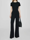 Anine Bing Amani Tee In Black Cashmere Blend In Black