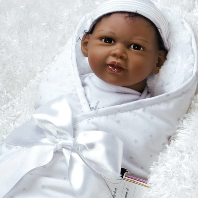 Jannie De Lange Paradise Galleries African-american Newborn Baby Doll,  Designer's Doll Collections