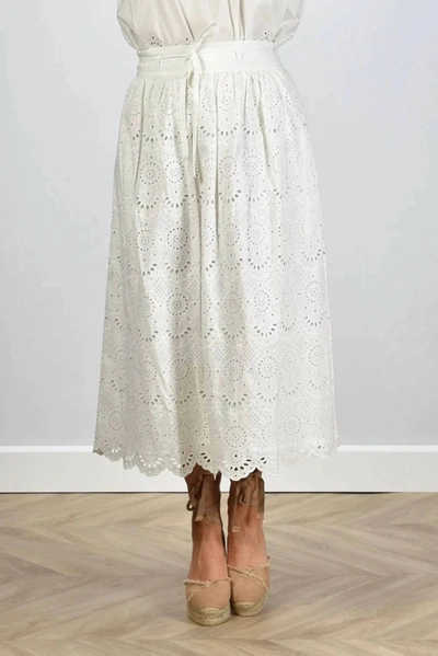 Ulla Johnson Clarabella Skirt In Pristine In White