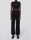 JONATHAN SIMKHAI SIGNATURE ESTELLE TOP IN BLACK