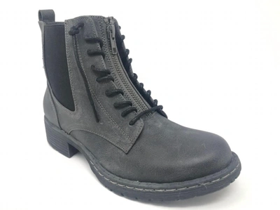 Very G Old Times Combat Boot In Gray In Grey