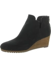 DR. SCHOLL'S SHOES CALL ME UP WOMENS FAUX SUEDE CUT-OUT BOOTIES