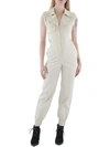 Simkhai Rayley Cutout Tech Trench Jumpsuit In Grey