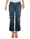LEVI'S PLUS WOMENS DESTROYED TAPERED BOYFRIEND JEANS