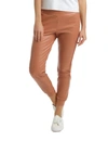 Commando Faux Leather Jogger In Adobe In Black
