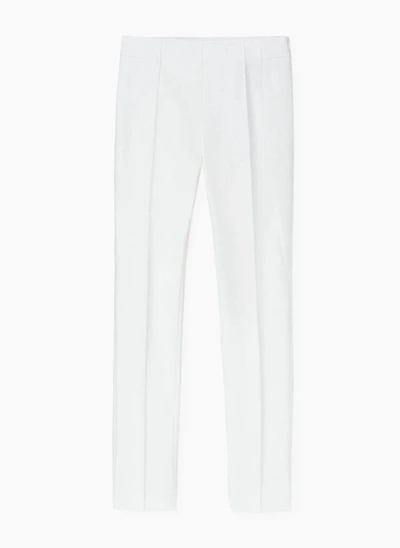 Lafayette 148 Plus Size Gramercy Acclaimed-stretch Trousers In White