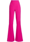 ANDREW GN CREPE FLARE PANT IN MAGENTA