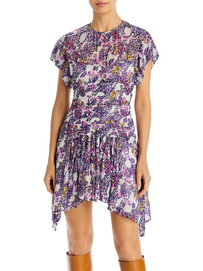 Iro Janek Flutter Sleeve Dress In Pink