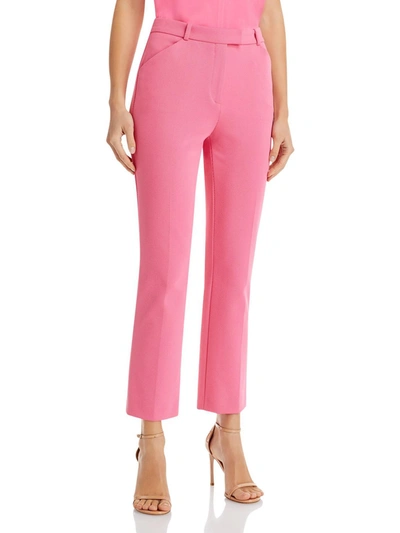 Hugo Boss Regular-fit Trousers In Japanese-made Crepe In Pink