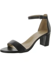 Naturalizer Vera Womens Leather Open Toe Dress Sandals In Black