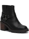 LUCKY BRAND SOXTON WOMENS LEATHER PULL ON BOOTIES