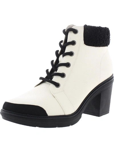 Dr. Scholl's Shoes For The Love Womens Ankle Boots In White
