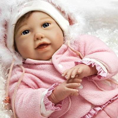 Jannie De Lange Paradise Galleries Realistic Weighted Cloth Body Baby Doll,  Designer's Doll Collecti