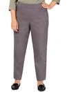 ALFRED DUNNER PLUS WOMENS MODERN FIT SLIMMING PANTS