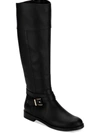 KENNETH COLE REACTION WIND RIDING WOMENS FAUX LEATHER TALL RIDING BOOTS