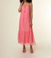 Frnch Wendi Dress In Coral In Pink