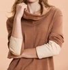 TYLER BOE COTTON CASHMERE EVERYDAY TUNIC IN CAMEL