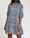 TYLER BOE TINSLEY JACQUARD DRESS IN HYDRO