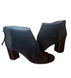 SEYCHELLES BLACK TIE SUEDE/EXOTIC BOOT