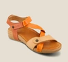 TAOS WOMEN'S MULTIVERSE SANDAL IN ORANGE MULTI