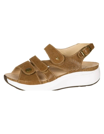 Xelero Mykonos Sandals In Nutmeg In Brown