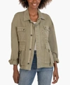 KUT FROM THE KLOTH INGRID UTILITY JACKET IN OLIVE