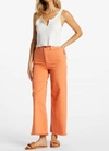 Billabong Free Fall Stretch Cotton Crop Wide Leg Pants In Multi