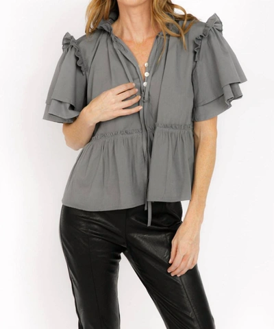 Sofia Collections Sevilla Top In Grey