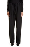 THE ROW ARGENT WOOL DRAWSTRING PANTS