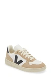 Veja V-10 Chromefree Leather In Sahara/ Extra-white/ Black In Extra-white Black Sahara