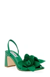 STEVE MADDEN FARRIE FLOWER SLINGBACK SANDAL