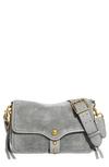 Aimee Kestenberg Women's Great Escape Suede Crossbody Bag In Cool Grey Suede