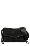 Aimee Kestenberg Women's Great Escape Suede Crossbody Bag In Black Suede