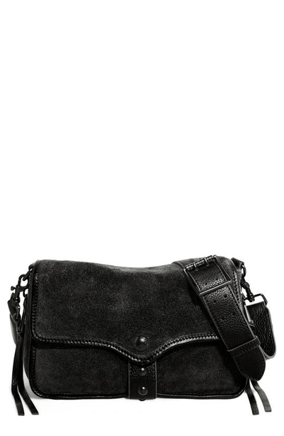 Aimee Kestenberg Women's Great Escape Suede Crossbody Bag In Black Suede