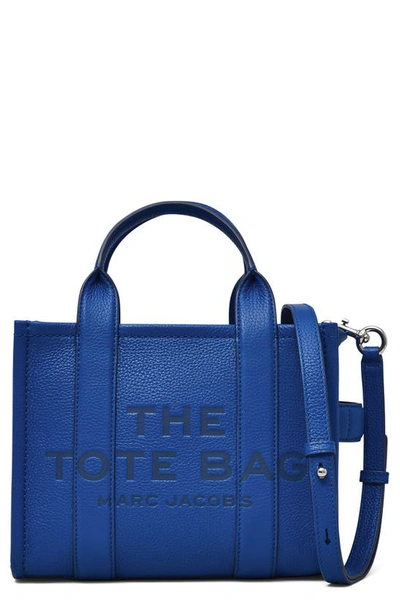 Marc Jacobs Small The Leather Tote Bag In Cobalt