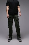 TOPMAN RELAXED FIT CORDUROY CARGO PANTS