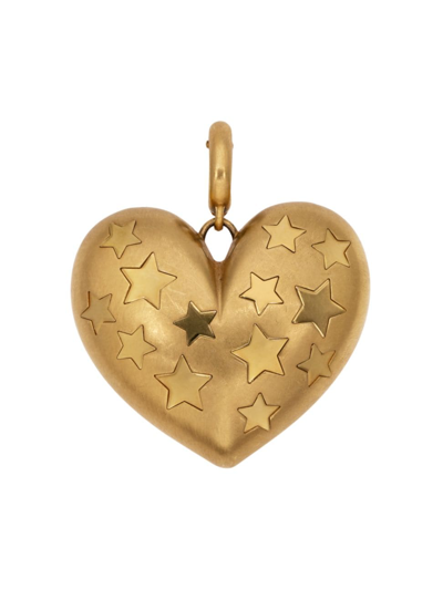 Lauren Rubinski Women's Bruno 14k Yellow Gold Heart Charm