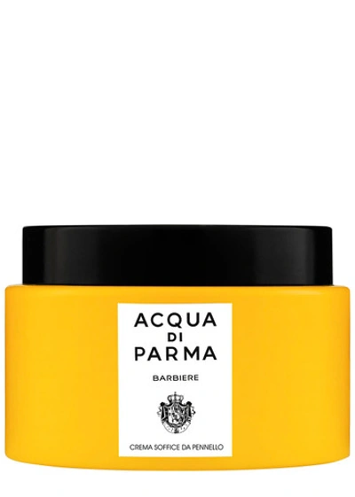 Acqua Di Parma Barbiere Soft Shaving Cream For Brush 125ml In White