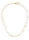 Anni Lu Stellar Pearly 18kt Gold-plated Necklace In Pearl