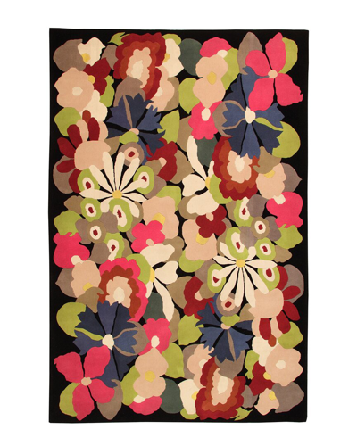 Via Como Art Nouveau Wool Area Rug In Multicolor