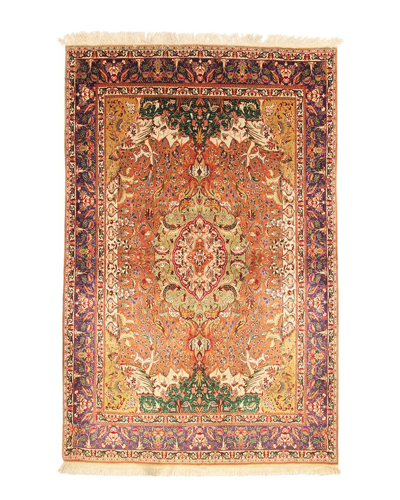 Via Como Persia Fine Tabriz Wool & Silk Area Rug In Multicolor