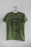 Hipsters Remedy High Spirits Pot Smoking Ghost T-shirt, Funny Weed Halloween Humor In Green