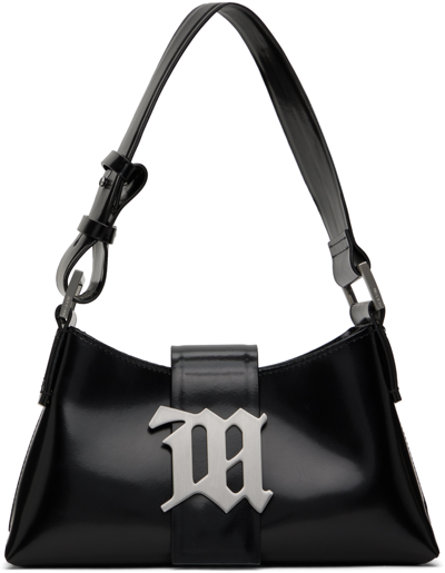 Misbhv Black Small Leather Shoulder Bag