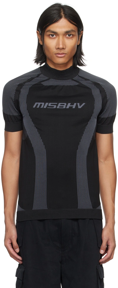 Misbhv Logo-print T-shirt In Black