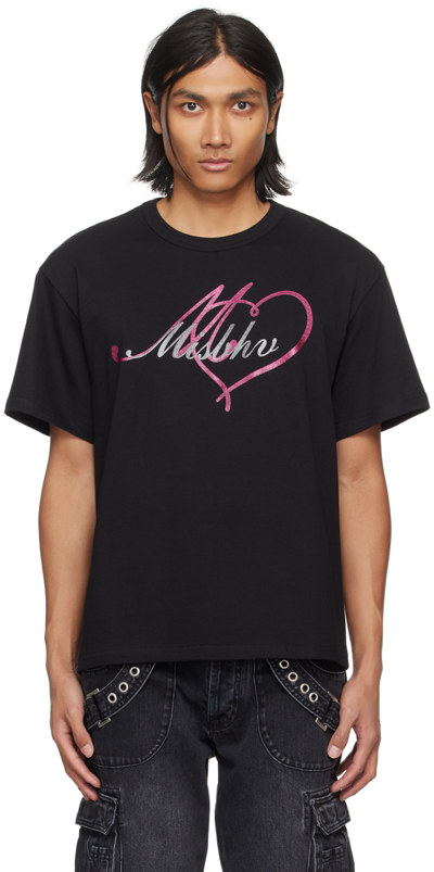 Misbhv Black 'i Love ' T-shirt