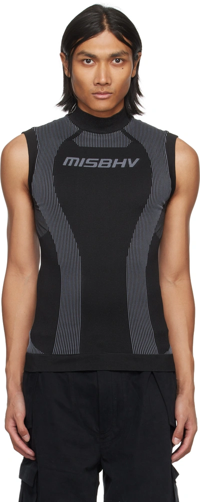 Misbhv Black Sport T-shirt In Black/white