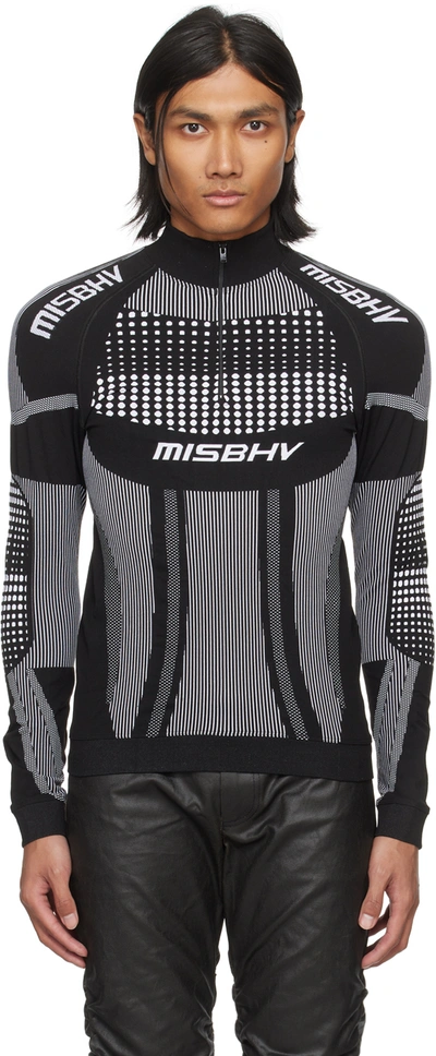 Misbhv Black Sport Europa Sweater In Black/white