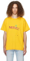 Erl Venice Tshirt In Yellow