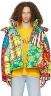 ERL MULTICOLOR COWBOY SNOWBOARD DOWN JACKET